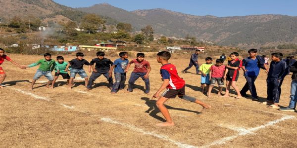 खेल महाकुंभ में बच्चों ने दिखाया दमखम