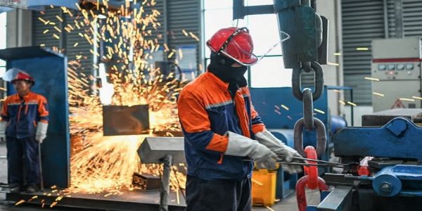 औद्योगिक उत्‍पादन के लोगो का प्रतीकात्‍मक चित्र