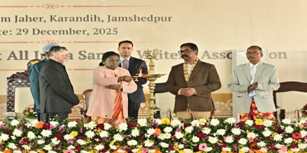 ओलचिकी शताब्दी समारोह में देश की राष्ट्रपति द्रौपदी मुर्मू