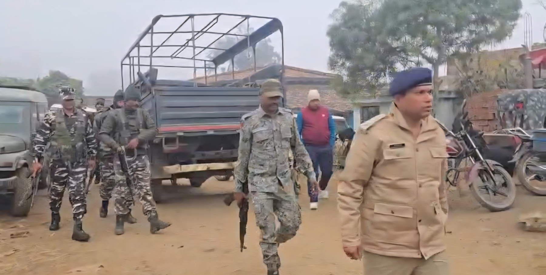 घटनास्थल पर पहुंचे एसपी