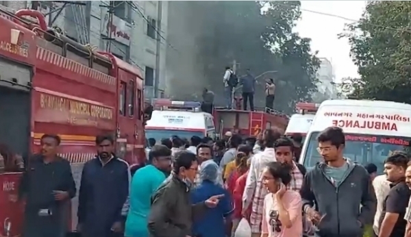 भावनगर में भीषण आग