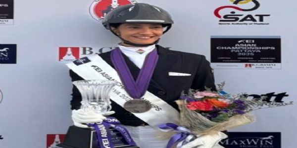 एशियन इक्वेस्ट्रियन चैंपियनशिप 2025 में भारत का ऐतिहासिक प्रदर्शन, 5 पदक जीते एशियन इक्वेस्ट्रियन चैंपियनशिप 2025 में भारत का ऐतिहासिक प्रदर्शन, 5 पदक जीते