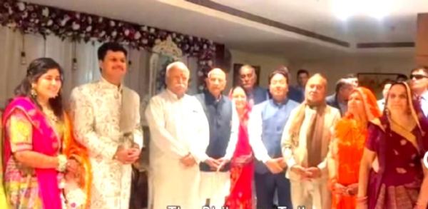 भीलवाड़ा पहुंचे सरसंघचालक मोहन भागवत, विवाह समारोह में शिरकत, संघ परिवार की बैठक में दिए दिशा-निर्देश