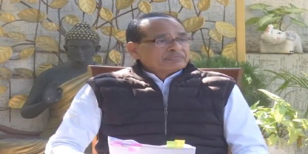 भोपाल में शिवराज सिंह की पत्रकार वार्ता