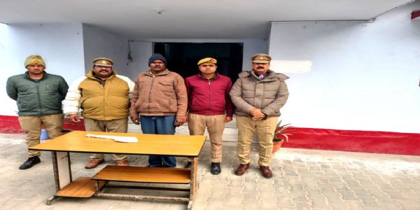 सीतापुर में सगे भाई का हत्यारा गिरफ्तार