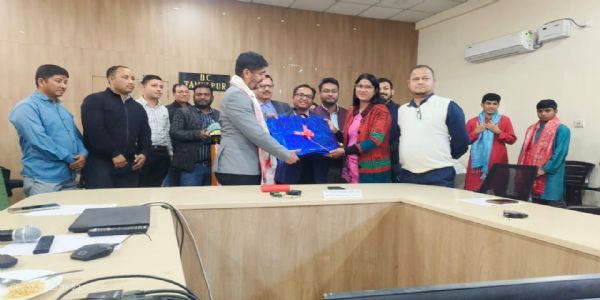 तामुलपुर के जिला आयुक्त पंकज चक्रवर्ती का विदाई समारोह आयोजित