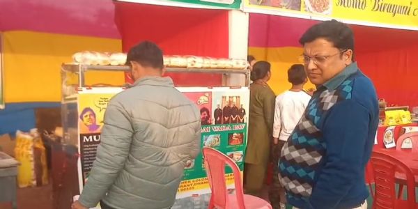 गोल्फ ग्राउंड में आयोजित फूड फेस्ट में फूड सेफ्टी विभाग की औचक जांच, 8 दुकानों को नोटिस