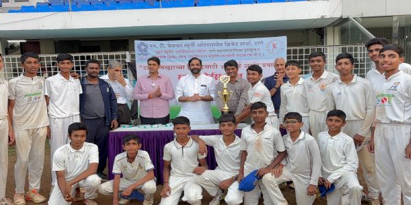 केलकर क्रिकेट टूर्नामेंट स्पर्धा में श्रीं मां बाल निकेतन स्कूल चैंपियन