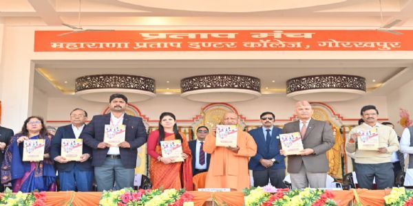 महाराणा प्रताप शिक्षा परिषद से जुड़े शैक्षणिक संस्थानों के विद्यार्थियों ने निकाली शोभायात्रा , दिखा अनुशासन