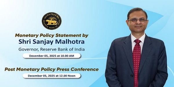 आरबीआई गवर्नर शुक्रवार सुबह 10 बजे करेंगे ब्याज दरों पर घोषणा, रेपो रेट में 0.25 फीसदी कटौती संभव