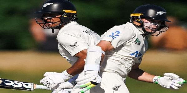 रचिन रविन्द्र और टॉम लेथम