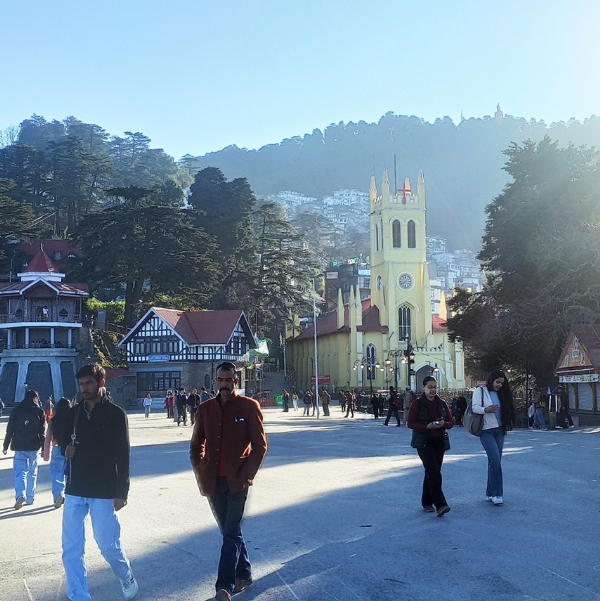 शिमला में धूप