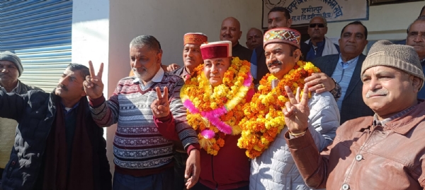 सहकारिता विकास संघ चुनावों में यशवीर पाटियाल अध्यक्ष एवं सुशील सिंह ठाकुर उपाध्यक्ष निर्वाचित