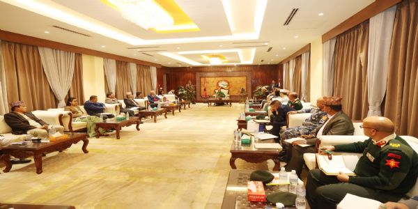 प्रधानमंत्री सुशीला कार्की द्वारा बुलाई गई सर्वपक्षीय बैठक प्रधानमंत्री सुशीला कार्की द्वारा बुलाई गई सर्वपक्षीय बैठक