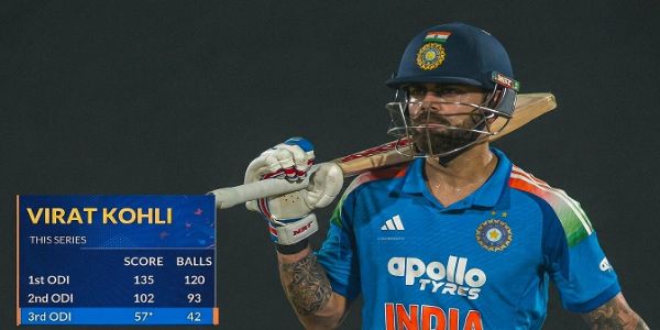 विराट कोहली बने प्लेयर ऑफ द सीरीज