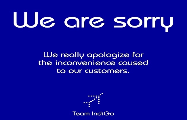 एयरलाइंस ने माफी मांगी एयरलाइंस ने माफी मांगी