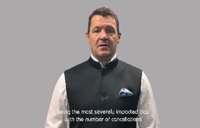 इंडिगो एयरलाइंस के सीईओ का जारी फोटो इंडिगो एयरलाइंस के सीईओ का जारी फोटो