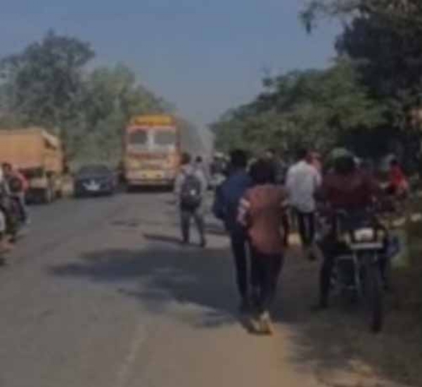 दुर्घटना स्थ्ल राष्ट्रीय राजमार्ग 30 बनियागांव दुर्घटना स्थ्ल राष्ट्रीय राजमार्ग 30 बनियागांव