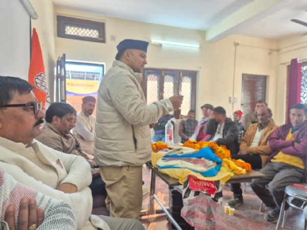 कांग्रेस जिलाध्यक्ष ने संगठन को मजबूत बनाने पर दिया जोर कांग्रेस जिलाध्यक्ष ने संगठन को मजबूत बनाने पर दिया जोर