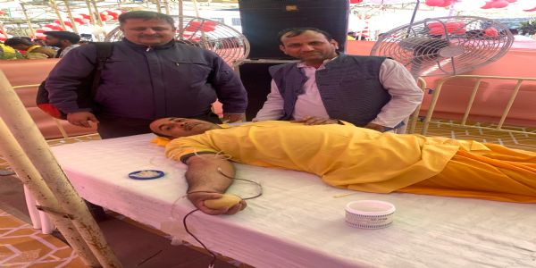 गोविंद देव जी मंदिर विशाल रक्तदान शिविर में 1 हजार 131 यूनिट रक्त एकत्रित