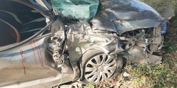 धारः खेरोद के पास फोरलेन पर सड़क हादसा, एक की मौत