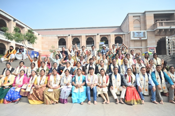 काशी विश्वनाथ धाम में तमिलनाडु से आया चौथा समूह