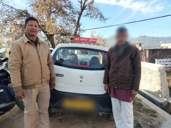 पुलिस द्वारा गिरफ्तार शराबी चालक