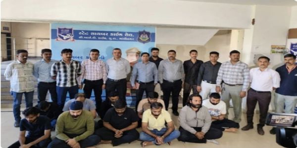 गुजरात के भावनगर से ₹719 करोड़ के अंतरराष्ट्रीय साइबर फ्राॅड का पर्दाफाश