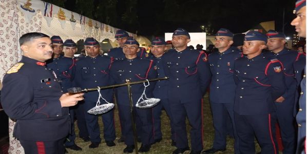 आर्टिलरी रेजिमेंट के कैडेट्स का सम्मान समारोह आयोजित