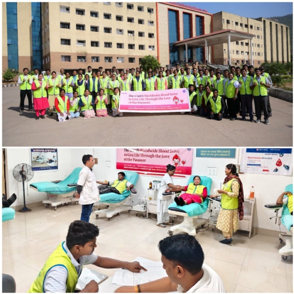 मेडिकल कॉलेज में रक्तदान शिविर का आयोजन