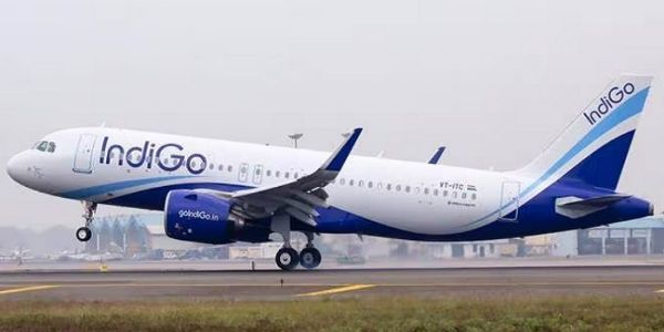 इंडिगो के लाोगो का प्रतीकात्‍मक चित्र