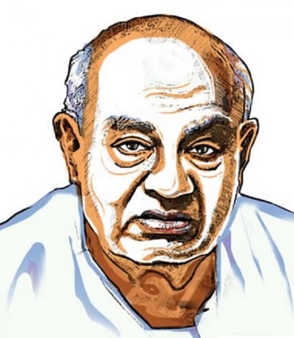 पूर्व प्रधानमंत्री एचडी देवेगौड़ा।