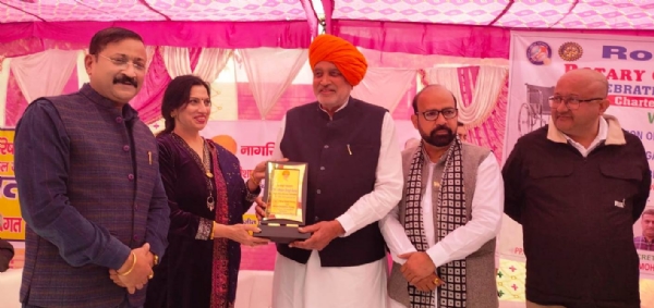 कार्यक्रम के दौरान कृषि मंत्री श्याम सिंह राणा