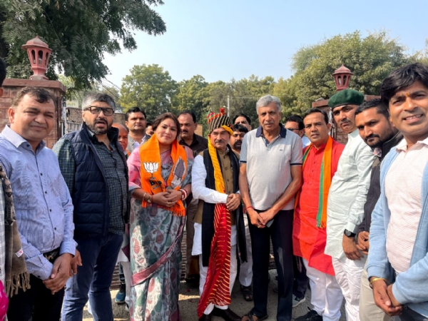 भाजपा प्रदेश अध्यक्ष मदन राठौड़ ने पाली प्रवास के दौरान सघन वन अभियान के तहत 1 लाख वृक्षारोपण कार्यक्रम में की शिरकत