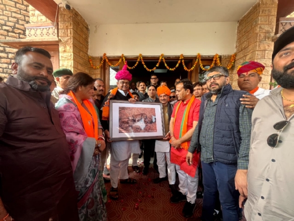 भाजपा प्रदेश अध्यक्ष मदन राठौड़ ने पाली प्रवास के दौरान सघन वन अभियान के तहत 1 लाख वृक्षारोपण कार्यक्रम में की शिरकत