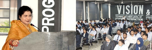समारोह को संबोधित करती हुई राज्यमंत्री कृष्णा गौर