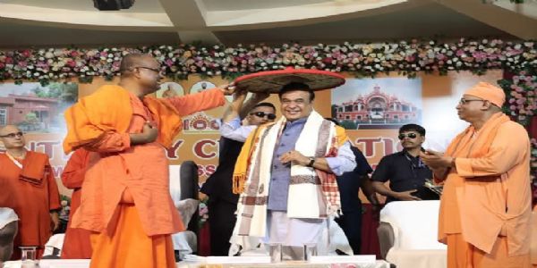 मुख्यमंत्री ने किया रामकृष्ण सेवाश्रम में नए मंदिर का उद्घाटन