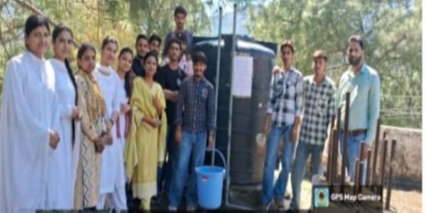 डिग्री कॉलेज महानपुर में विश्व जल दिवस मनाया गया