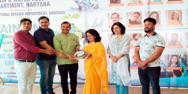 हिसार : डॉ. राजेश जांगड़ा की कलाकृति में छिपी जल संचय के मूल भाव