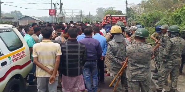 ट्रक की चपेट में आने से चार वर्षीय बच्चे की मौत
