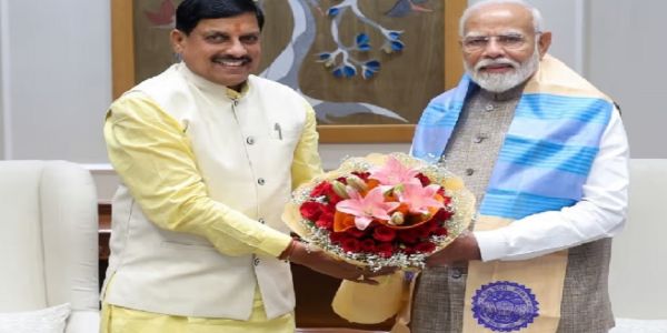 प्रधानमंत्री मोदी ने की मप्र के मुख्यमंत्री यादव के दीर्घायु होने की कामना