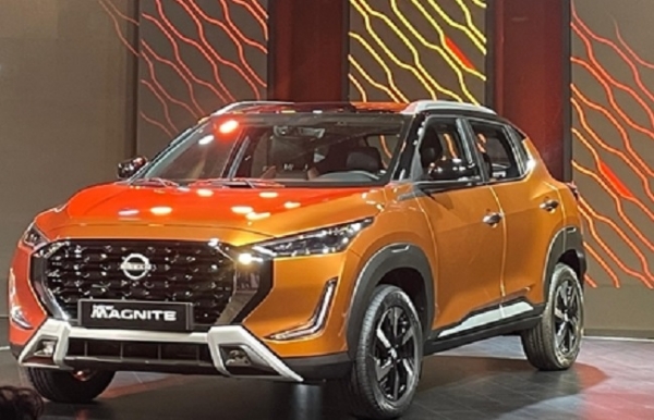 नई निसान मैग्नाइट के लोगो का प्रतीकात्मक चित्र