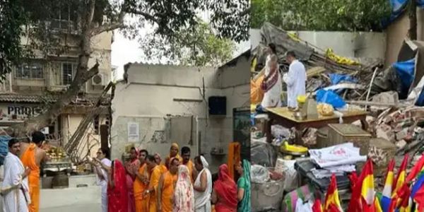 फोटो: विलेपार्ले में जैन मंदिर तोड़े जाने का विरोध करते जैन समाज की अहिंसक रैली