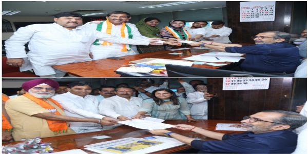 मेयर और डिप्टी मेयर के लिए नामांकन, भाजपा- कांग्रेस मैदान में, आप ने बनाई दूरी