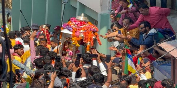 केदारनाथ भगवान की पंचमुखी डोली  केदारनाथ  धाम के लिए प्रस्थान करती।