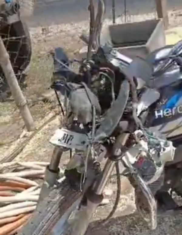 मारी टक्कर, दो की मौत दो घायल