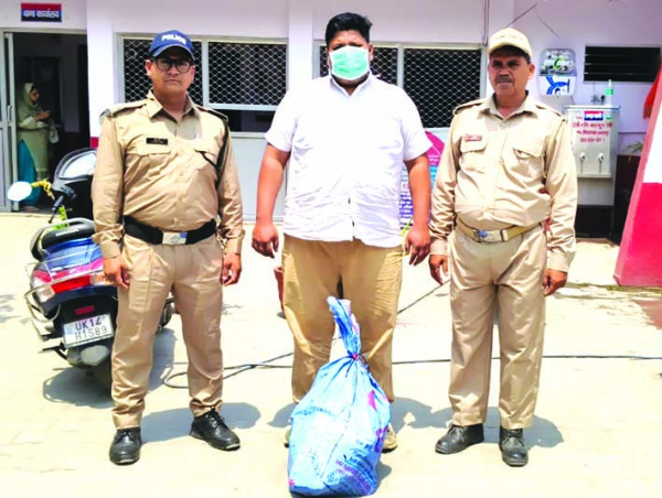 ज्वालापुर पुलिस गिरफ्त में आरोपित
