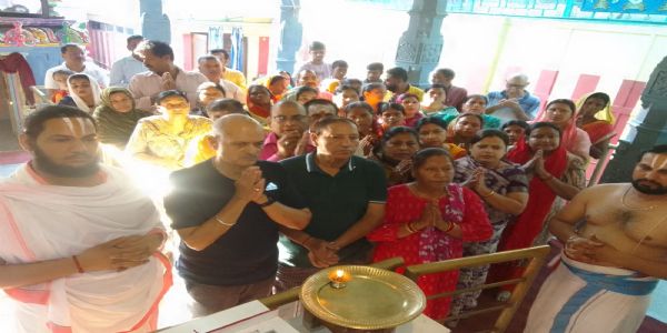 अक्षय तृतीया पर श्रीलक्ष्मी वेंकटेश्वर की उद्यास्तमन सेवा