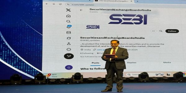 सोशल मीडिया प्लेेटफॉम ‘एक्स’ पर सेबी का नया अकाउंट का चित्र