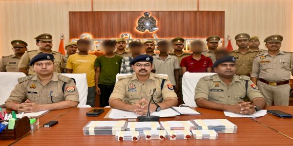 प्रयागराज में चेन स्नेचिंग करने वाले गिरोह के 6 सदस्य गिरफ्तार, लूट के जेवरात बरामद